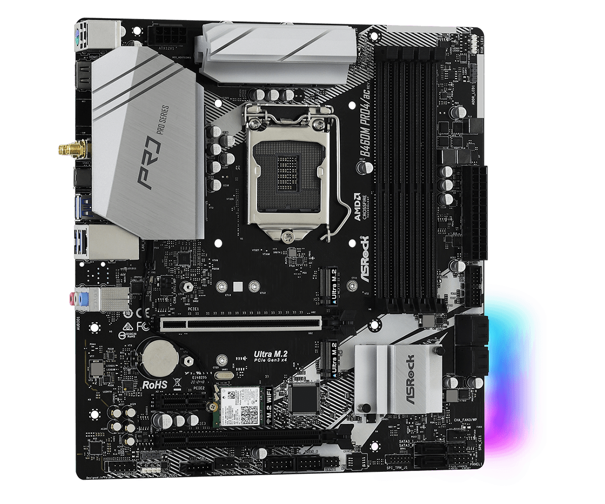 Asrock b460m pro4 управление подсветкой